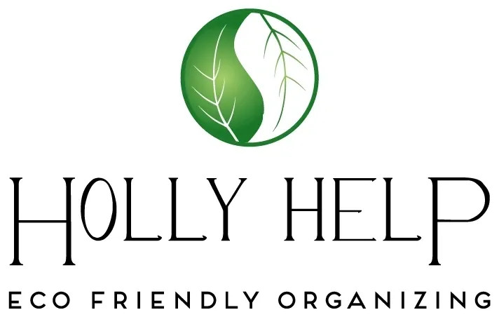 holy help logo with eco friendly organizing